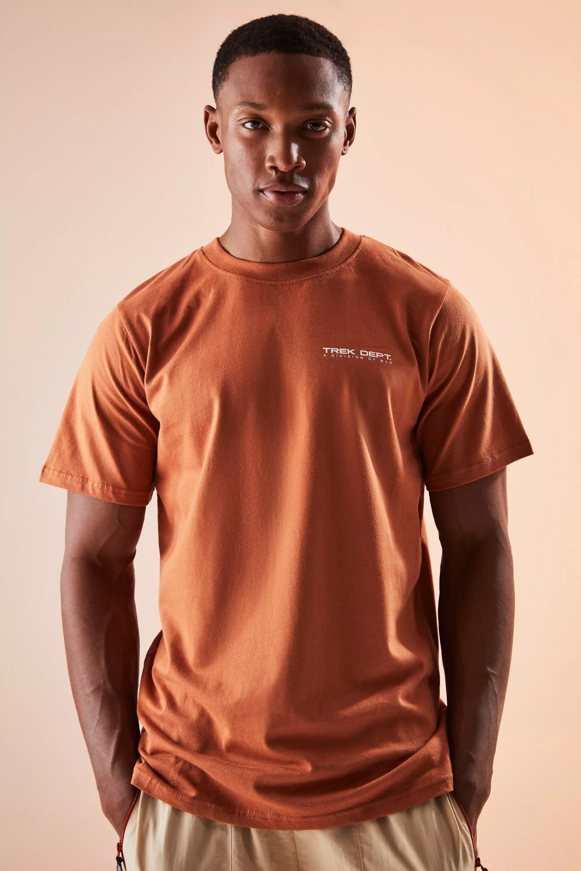 Burnt orange clearance t shirt